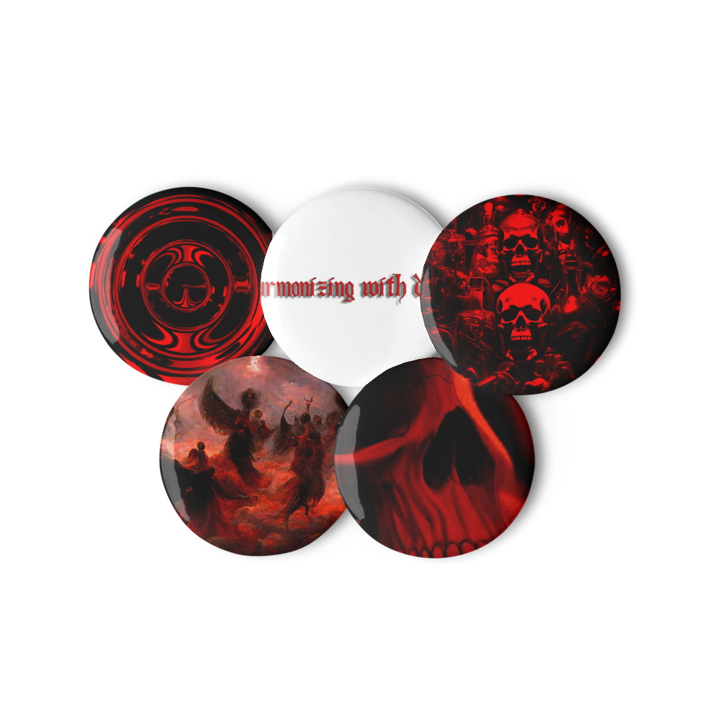 Set of "HWD" Pin Buttons
